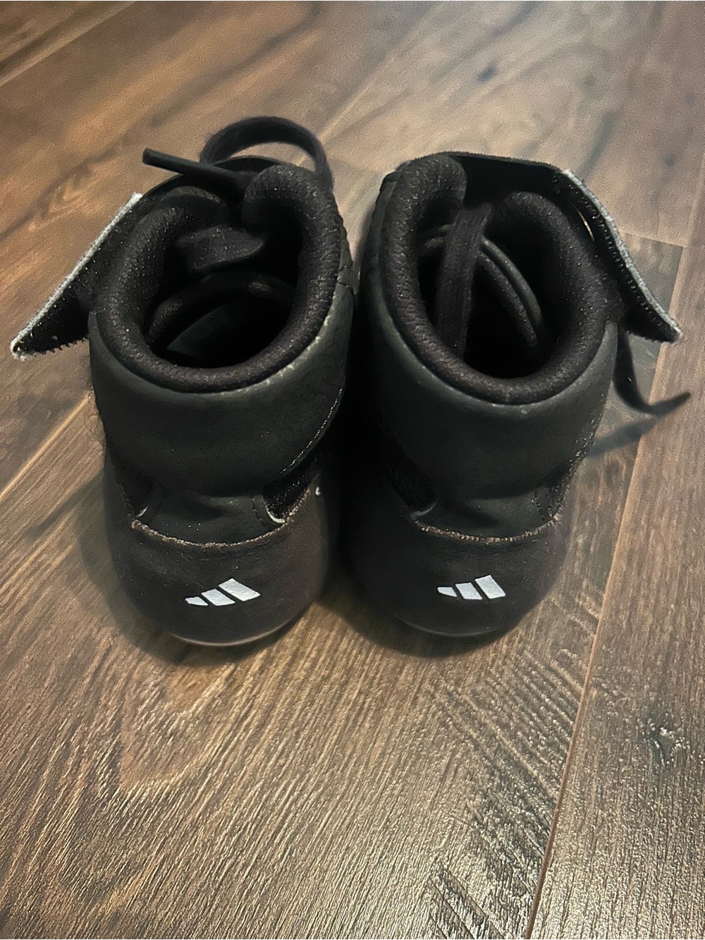 Adidas Kids Black Wrestling Shoes - Picture 3 of 4